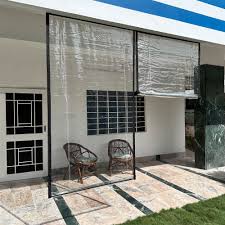 Fire Retardant Clear Blinds